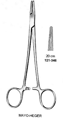 Needle Holder, Mayo-Heger